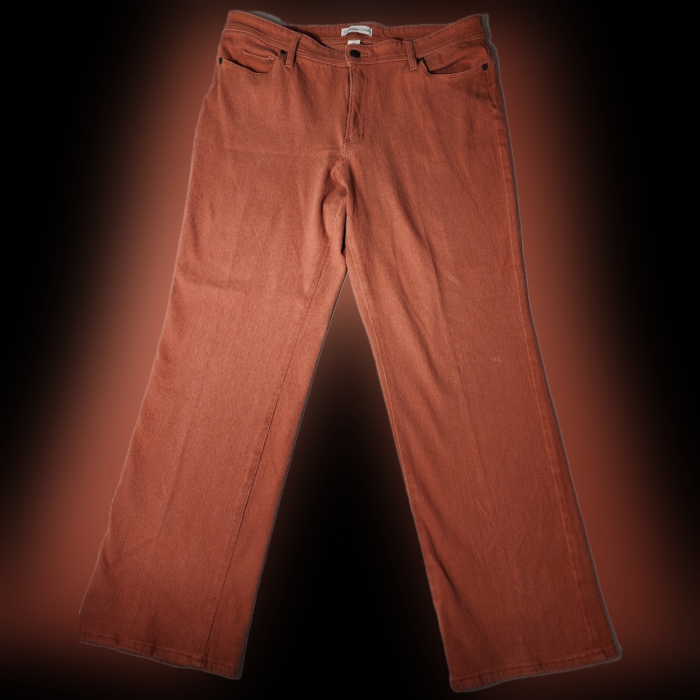 Coldwater Creek Women's High Rise Jeans - Rust